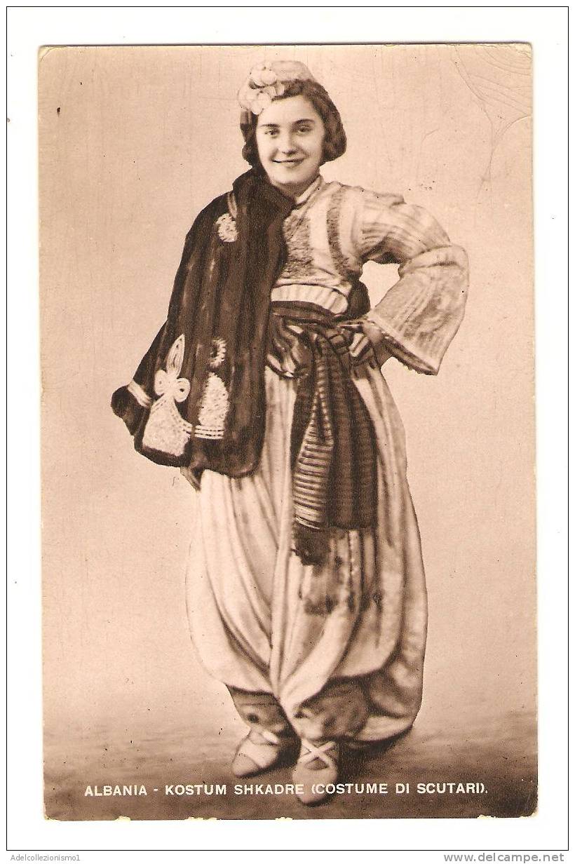 5)albania-costume Di Scutari-da Durazzo A Catania - Albanien