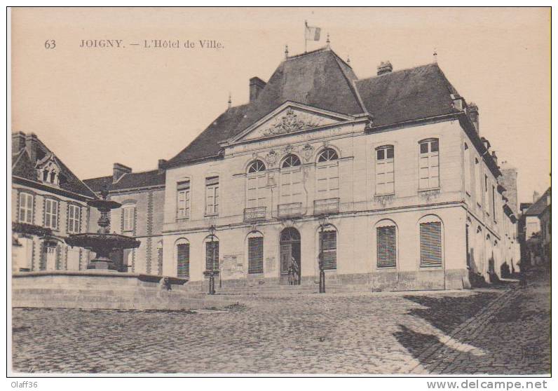 CPA YONNE 89 JOIGNY N°63     Hotel De Ville - Joigny