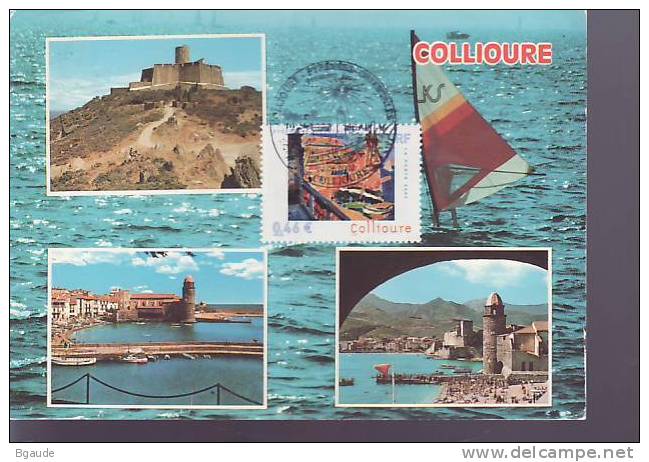 FRANCE CARTE MAXIMUM  NUM.YVERT 3497 COLLIOURE - 2000-2009