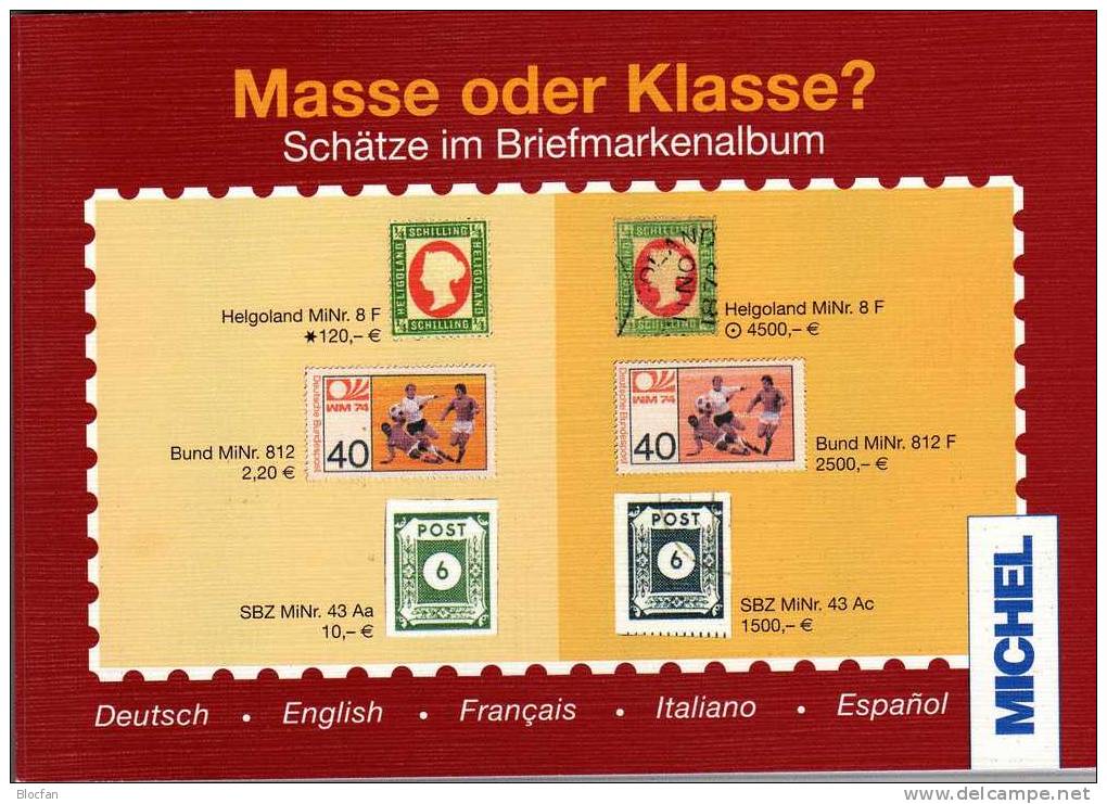 Briefmarken Schätze Masse Oder Klasse Michel Katalog 2007 Neu 10€ - Altri & Non Classificati