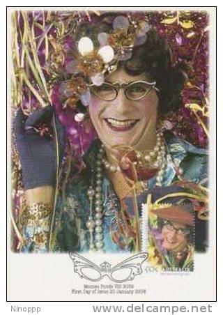 Australia-2006 Australian Legends Barry Humphries,50c Dame Edna Everage  Maximum Card - Maximum Cards