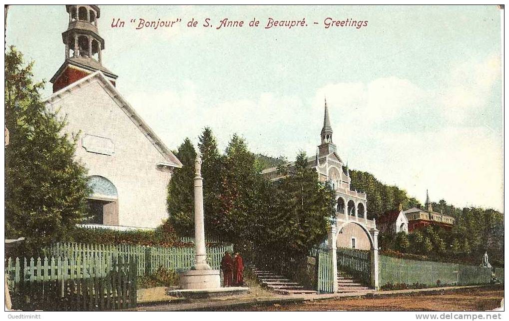 Canada ?? Un Bonjour De S. Anne De Beaupré. - Ohne Zuordnung