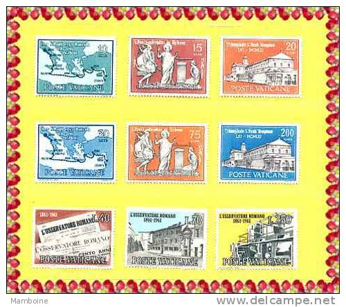 Vatican 1961 N°322/330.2  Series Compl. Neuves. X X - Nuevos