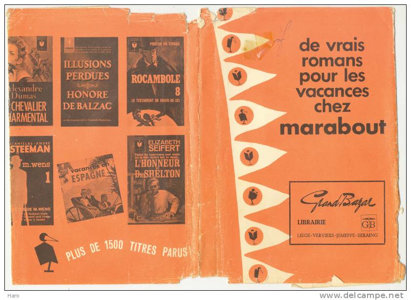 Jaquette Orange Pour Livre - MARABOUT (gr) - Werbung