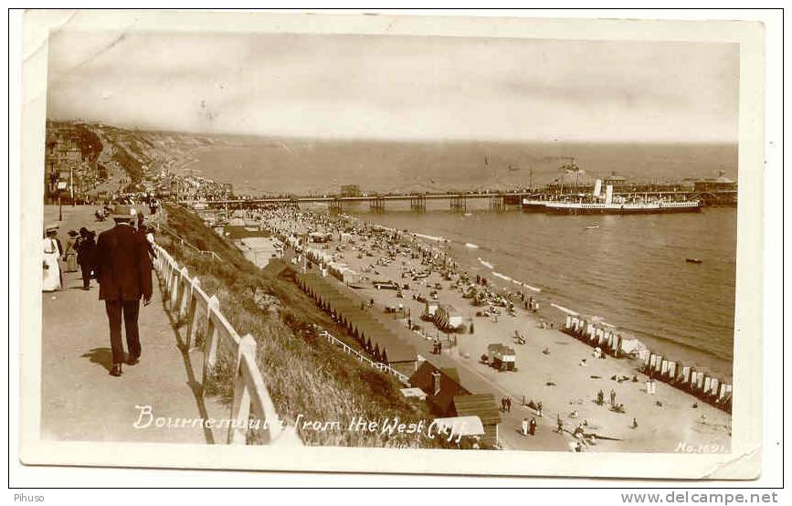 UK536:   BOURNEMOUTH : From The West Riff - Bournemouth (from 1972)