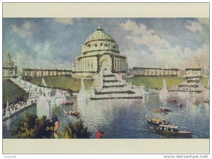 USA - Festival Hall & Cascades, St. Louis World's Fair 1904, Modern Postcard - St Louis – Missouri