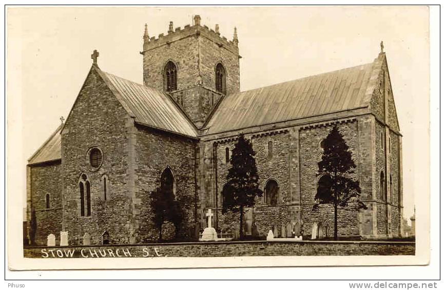 UK559:  STOW : Church ( Rppc) - Autres & Non Classés