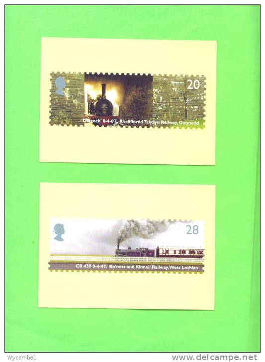 PHQ260 2004 Classic Locomotives - Set Of 7 Mint - Cartes PHQ