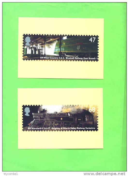 PHQ260 2004 Classic Locomotives - Set Of 7 Mint - Cartes PHQ