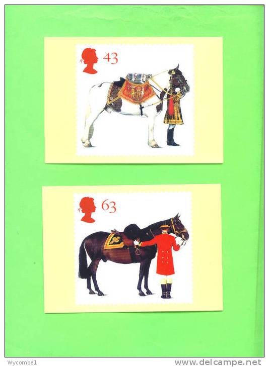 PHQ189 1997 All The Queens Horses - Set Of 4 Mint - Carte PHQ