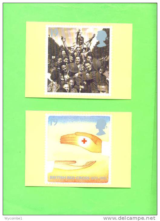 PHQ170 1995 Peace And Freedom - Set Of 5 Mint - Tarjetas PHQ