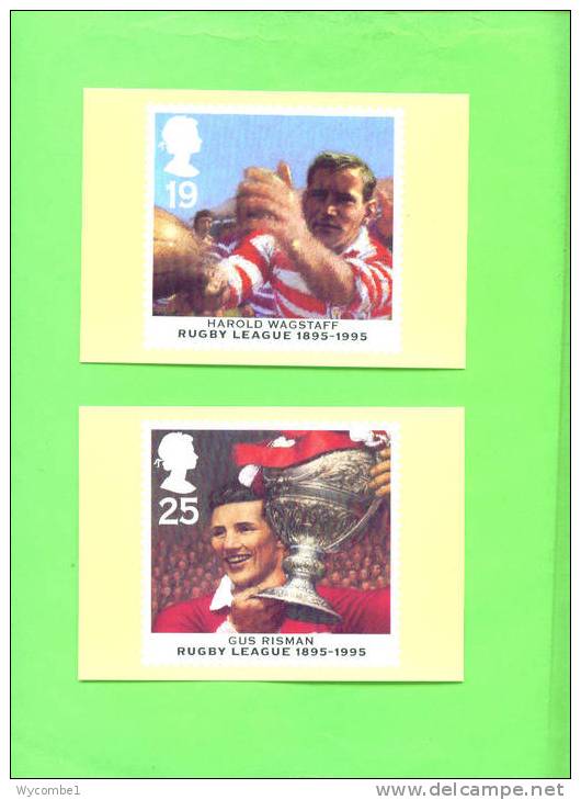 PHQ174 1995 Rugby League - Set Of 5 Mint - Tarjetas PHQ