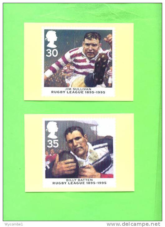 PHQ174 1995 Rugby League - Set Of 5 Mint - Tarjetas PHQ