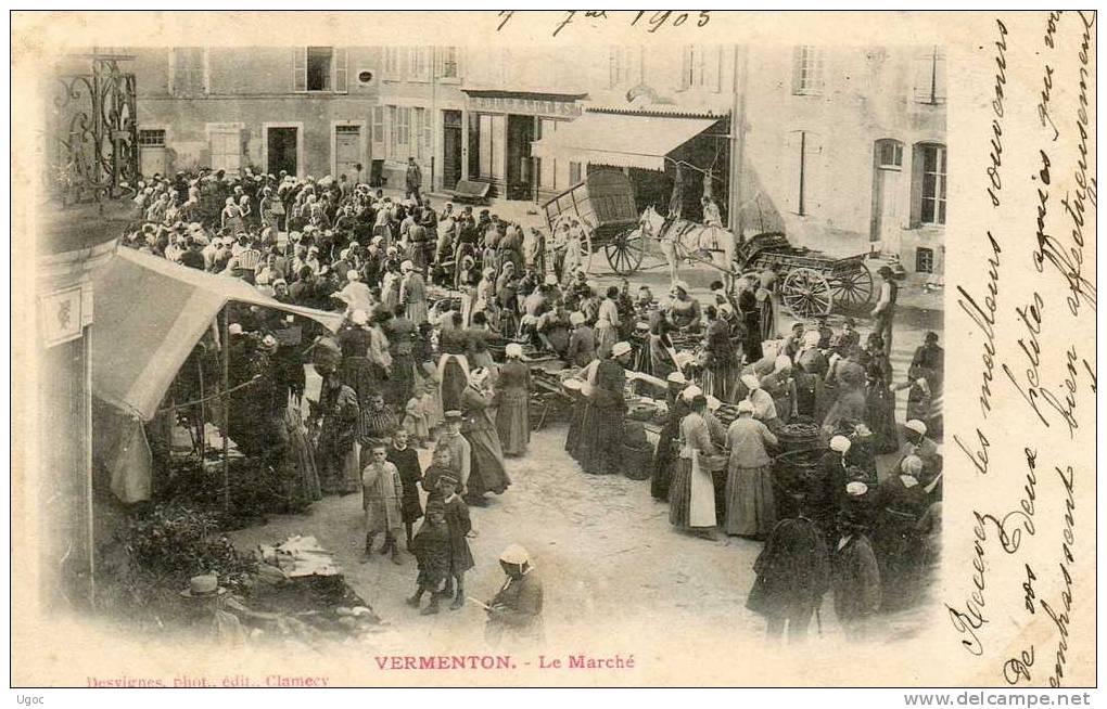 CPA - 89 - VERMENTON - Le Marché - 139 - Vermenton