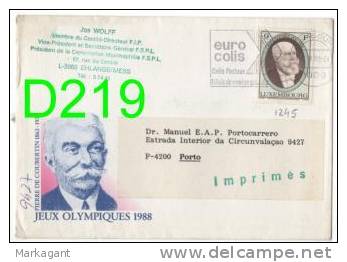 Michel 1245 - Used To Portugal 1990 - Caixa # 8 - Lettres & Documents