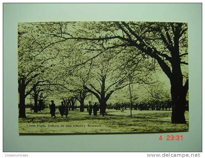 4041 JAPAN JAPON NIPPON  TOKYO   VENO PARK YEARS  1920  OTHERS IN MY STORE - Tokyo