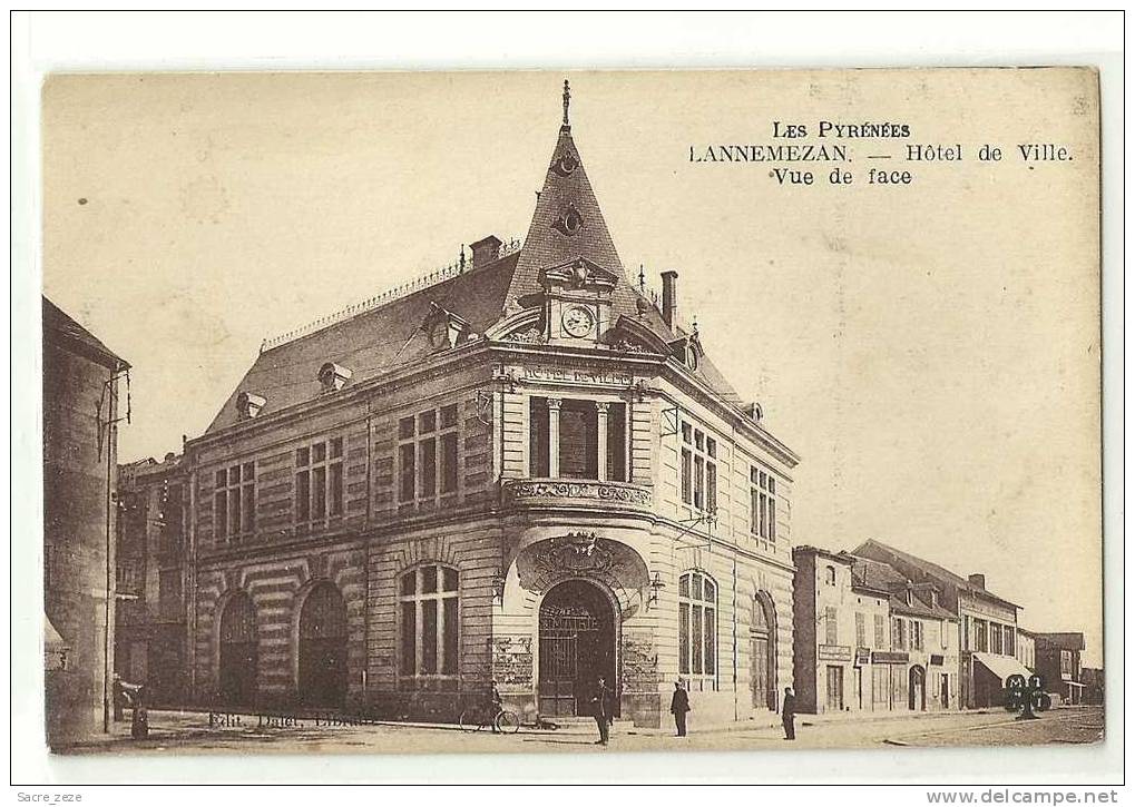 LANNEMEZAN(65)-HOTEL DE VILLE VUE DE FACE-NEUVE - Lannemezan