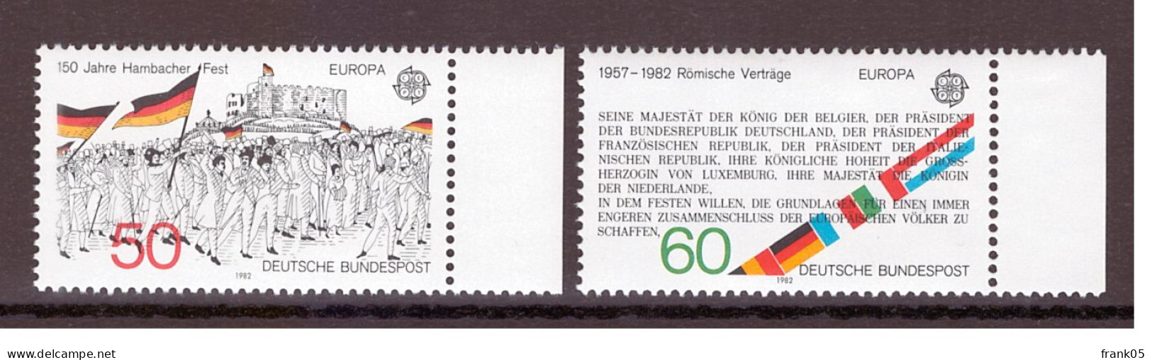 Deutschland / Germany / Allemagne 1982 Satz/set EUROPA ** - 1982