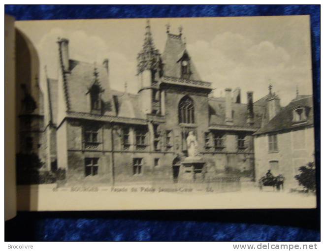 -Bourges-Palais De Jacques Coeur-carnet De 18 Vues Detachables- - Bourges