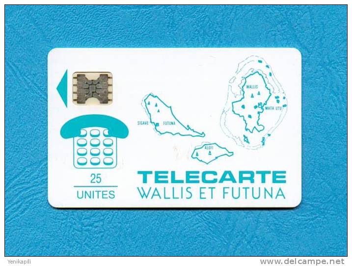 ( 3104 ) -  CARTES  DES  ILES    - (  WF 1A  )  - *** EC / BE *** - Voir Scan - - Wallis And Futuna