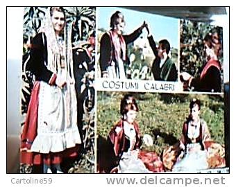 CALABRIA REGGIO COSENZA CROTONE COSTUMI  VB1970  CH1552 - Costumi