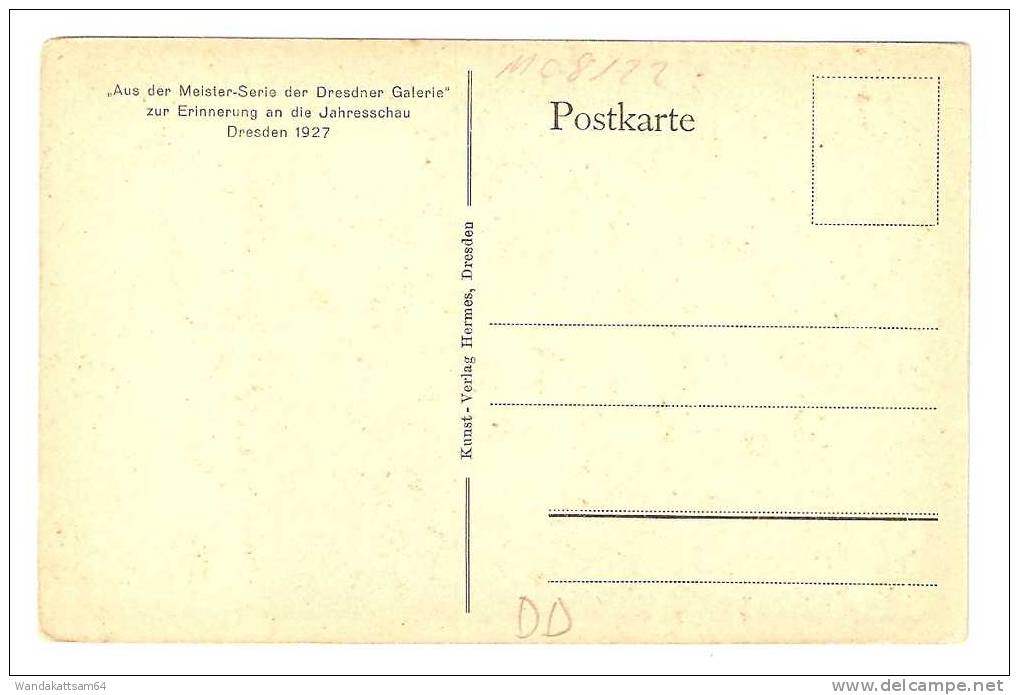 AK Rembrandt Van Rijn Der Künstler M.s. Gattin Saskia Tiefdruckfarbe Nr.241 FARBENFABRIKEN OTTO BAER * RADEBEUL-DRESDEN - Singen A. Hohentwiel