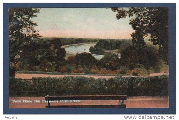 YORKSHIRE ? - CP RICHMOND - VIEW FROM THE TERRACE - PRINTED BY M. & L. Ltd GLASGOW AND LONDON FOR F.G.C.R. - Surrey