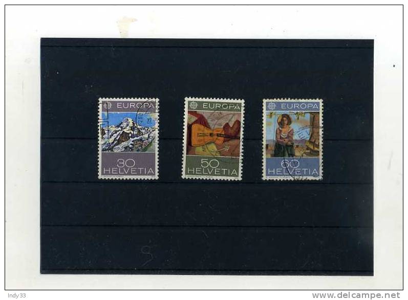 - SUISSE . TIMBRES EUROPA 1975 - 1975