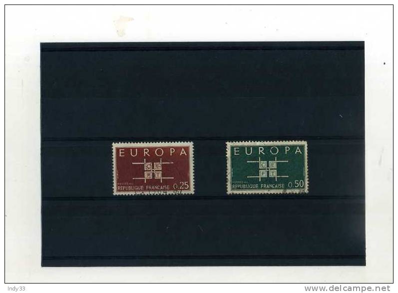 - FRANCE  . TIMBRES EUROPA 1963 - 1963