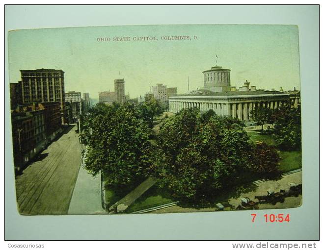 4267  UNITED STATES USA ESTADOS UNIDOS  COLUMBUS OHIO STATE CAPITOL YEARS  1910  OTHERS IN MY STORE - Columbus