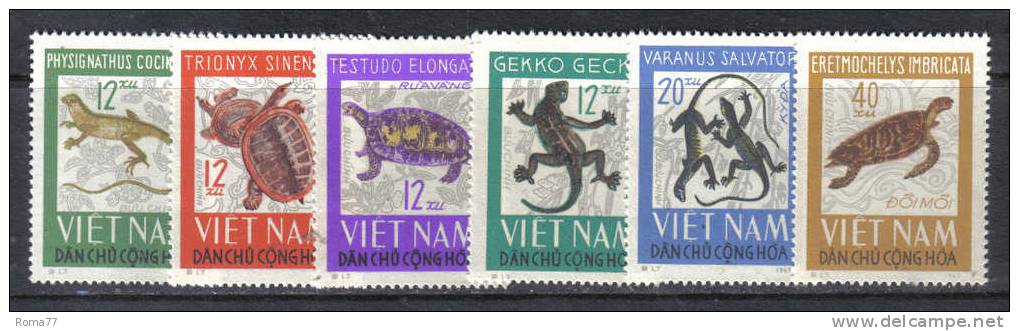 SS2264 - VIETNAM , Serie Yvert N. 488/493 Senza Gomma. - Tortugas