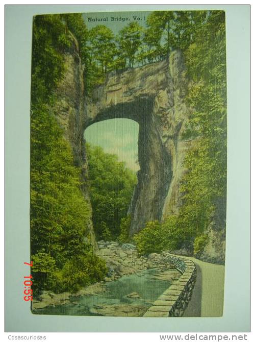 4267  UNITED STATES USA ESTADOS UNIDOS  VIRGINIA NATURAL BRIDGE YEARS  1930  OTHERS IN MY STORE - Other & Unclassified