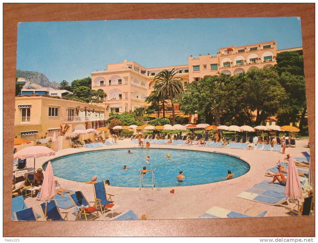 CAPRI GRAND HOTEL QUISISANA 1977 COLORI VG - Pozzuoli