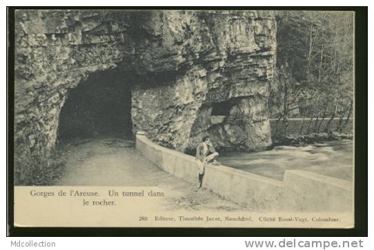 CH LE COUVET /    Gorges De L'Areuse - Un Tunnel Dans Le Rocher   / - Couvet