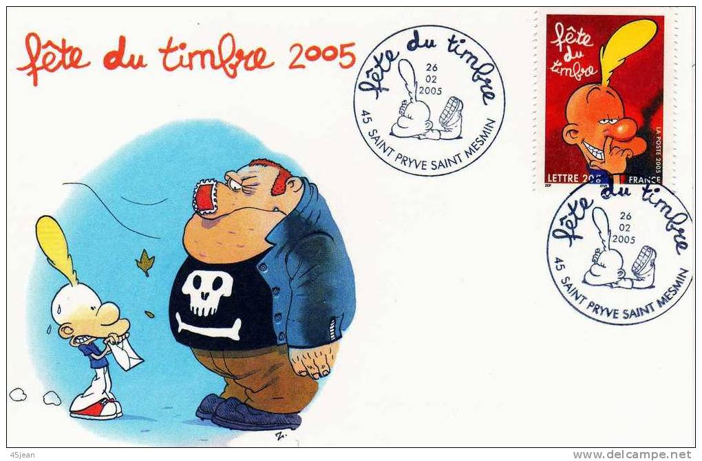 France: 2005 Carte 1er Jour Fête Du Timbre 2005 Titeuf Par Zep - Cómics