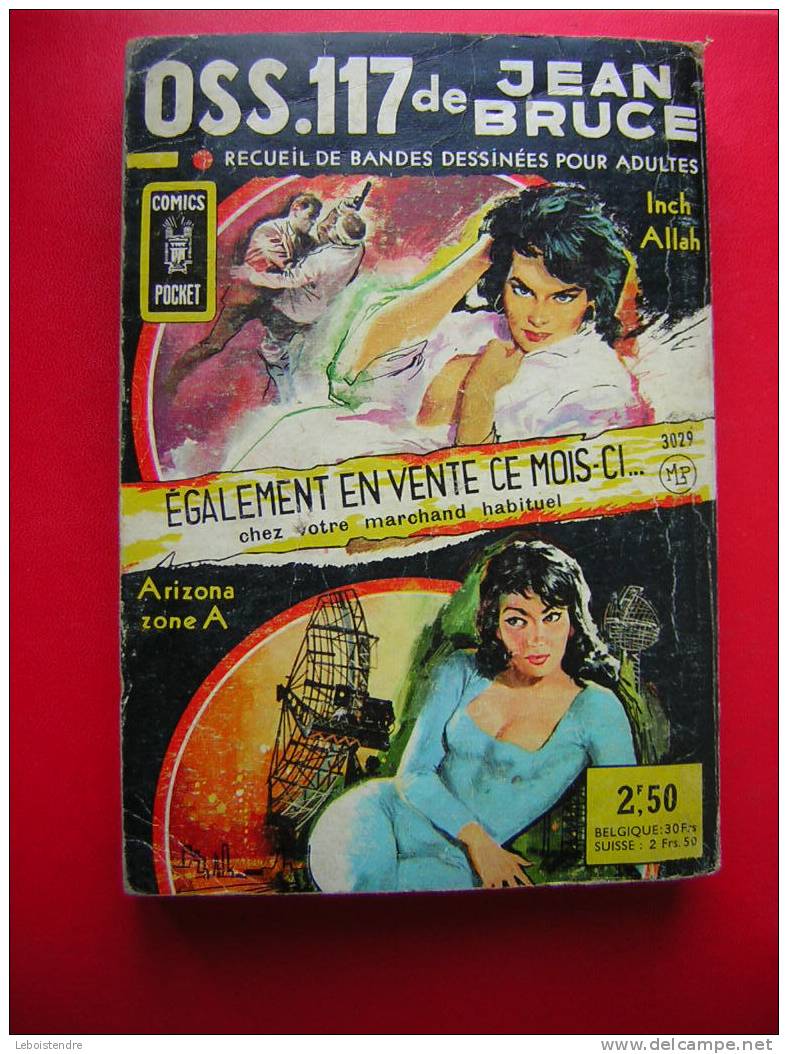 FLASH ESPIONNAGE-RECUEIL N° 3030 DE BANDES DESSINEES POUR ADULTES-COMICS POCKET-5 PHOTOS AREDIT 1968-LE CORBEAU QUI TUE- - Arédit & Artima