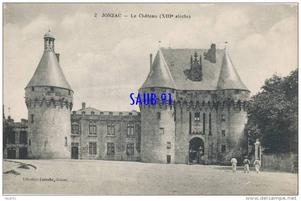 Jonzac - Le Château (XIIIème) - Laroche, N°2 - Animée - Non Circulé - Réf : 4_0454 - Jonzac