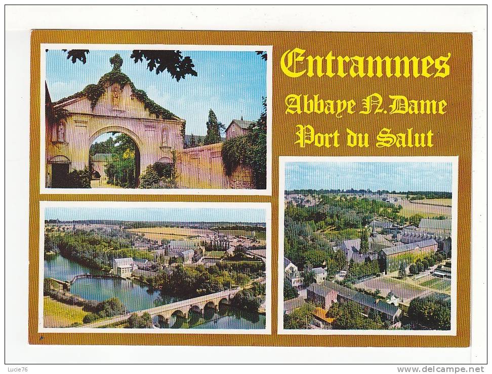 ENTRAMMES  -  Abbaye NOTRE DAME  - PORT DU SALUT - 3 Vues - Entrammes