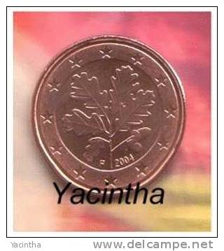 @Y@  Duitsland  /  Germany   1 - 2 - 5   Cent    2004    F      UNC - Germania