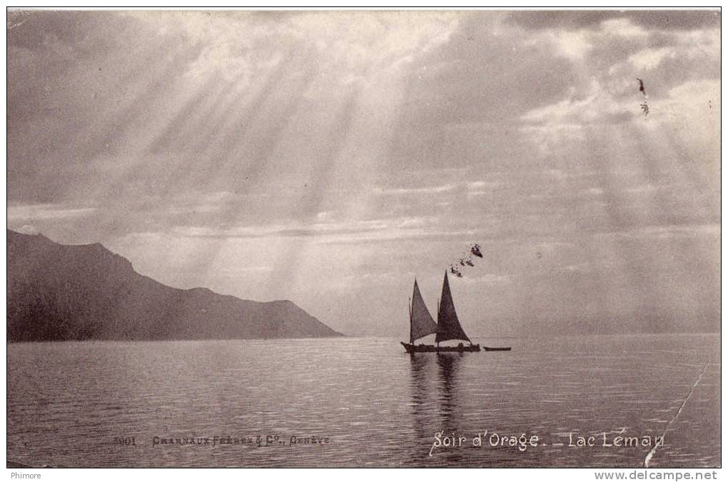 Ph-CPA Suisse Lac Léman (GE Genève) Soir D'Orage, Petit Format - Autres & Non Classés