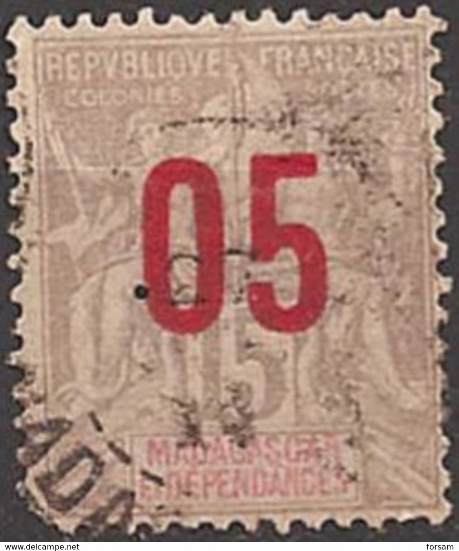 MADAGASKAR..1912..Michel # 91 I...used. - Gebruikt