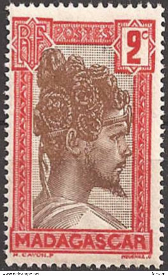 MADAGASCAR..1930..Michel # 181...MLH. - Unused Stamps