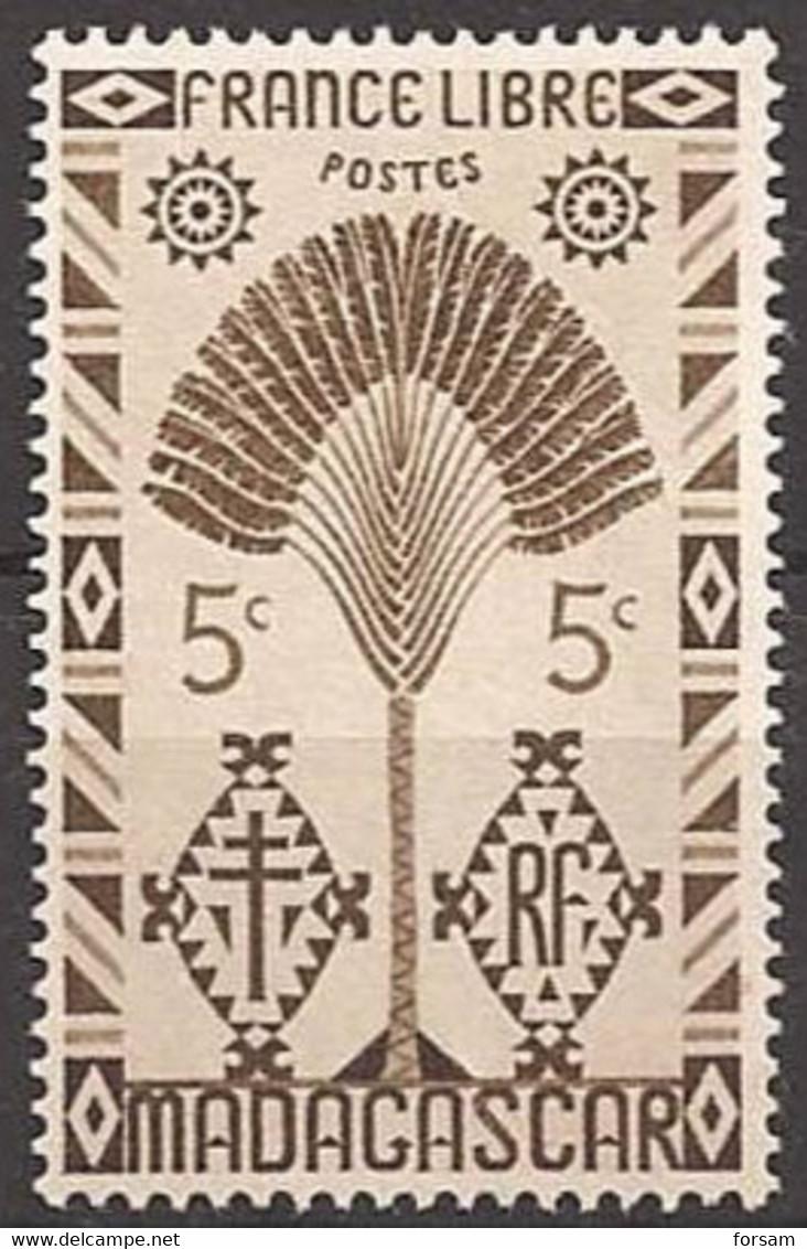 MADAGASCAR..1943..Michel # 350...MLH. - Unused Stamps