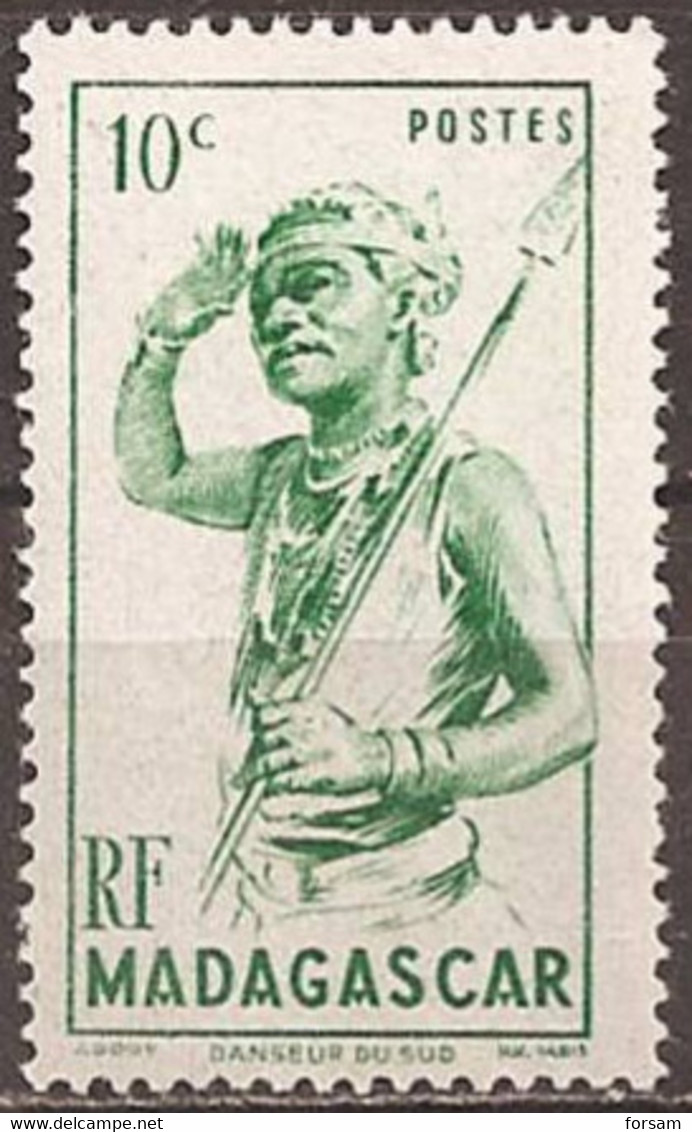 MADAGASCAR..1946..Michel # 387...MLH. - Unused Stamps