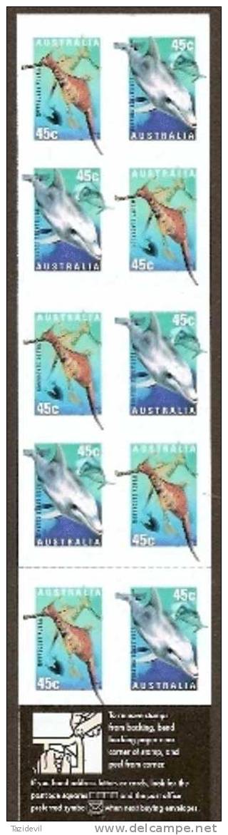 AUSTRALIA - 1998 Complete Booklet The World Down Under - Marine Life. Scott 1709a. MNH ** - Carnets