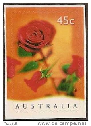 AUSTRALIA - 1997 Diecut 45c Greetings - Roses, From Booklet. Scott 1578. MNH ** - Ungebraucht