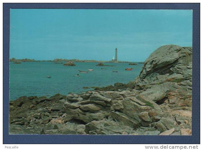 29 - CP PLOUGUERNEAU - NORD FINISTERE - LILIA - LES ROCHERS DE MEAN DREO AU FOND L'ILE VIERGE - EDITIONS DU GABIER - Plouguerneau