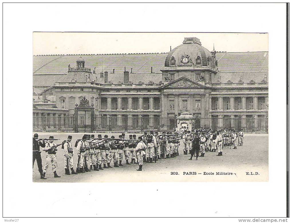 CPA PARIS école Militaire - Enseignement, Ecoles Et Universités