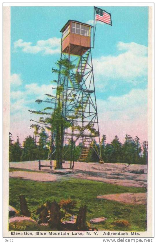 Fire Wardens Tower At Top Of Blue Mountain ° Sapeur Pompier / Feuerwehrmann / Fireman / Pompiere - Feuerwehr