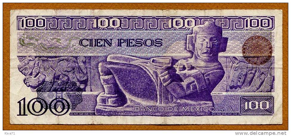 100 PESOS  "MEXIQUE"  1981  Ble 51 - Mexique